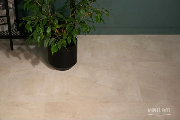 LVT Ламинат Vinilam Ceramo XXL Stone Glue 2.5/43 4V 71615 Бетон Белый 950x480