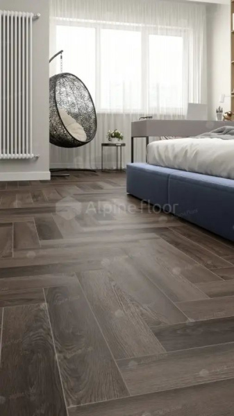 SPC ламинат Alpine Floor Light Parquet 4/43 4V ECO 13-16 Дуб Фафнир 600x125