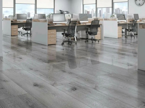 SPC ламинат CronaFloor Wood 4/34 4V ZH-82015-8 Дуб Серый 1200x180