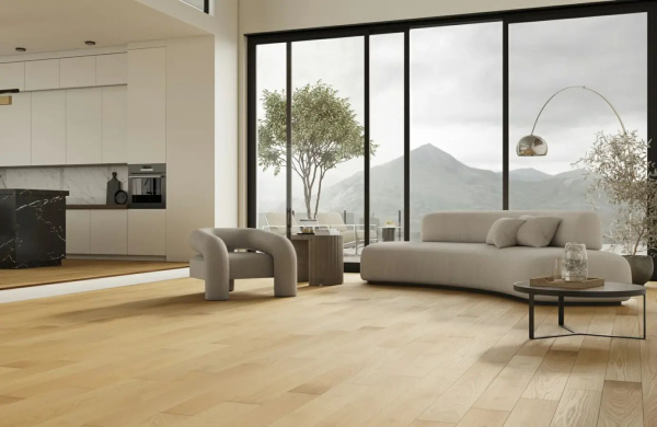 Паркетная доска Quartz Parquet  Классик 463 Медовый Раф 1220x152x7