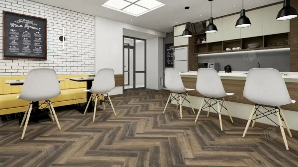 SPC Ламинат Ensten Valland Parquet 4/43 4V ECO 103-02 Каштан 600x125