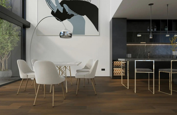 Паркетная доска Quartz Parquet  Классик 400-29 Орех Американский 1220x152x7