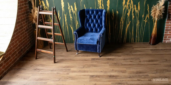 LVT Ламинат Vinilam Glue Luxury 2.5/43 4V 33259 Дуб Кордова Glue 1227x232