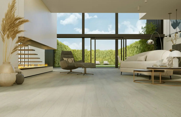 Паркетная доска Quartz Parquet  Классик 408 Дуб Песочный 1220x152x7