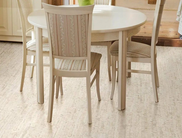 Пробковое покрытие Corkstyle (Коркстайл) EcoCork Linea White клеевое 915х305х6 мм