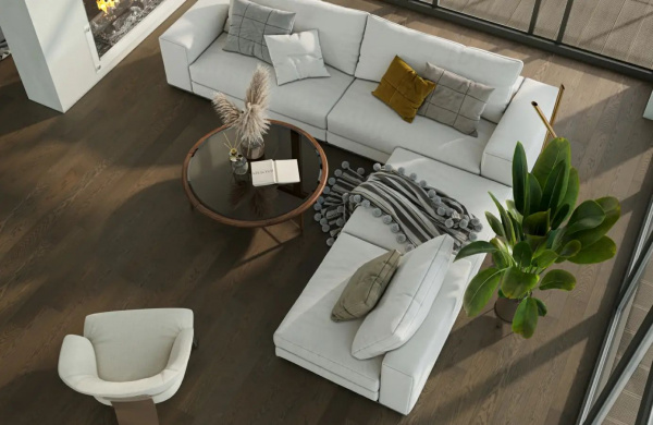 Паркетная доска Quartz Parquet  Классик 410 Дуб Рустикальный 1220x152x7