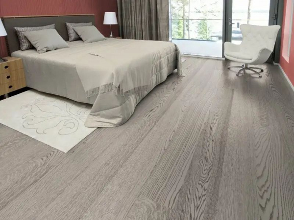 Паркетная доска Karelia Urban Soul Дуб Concrete Grey 3S 2G 2266x188x14