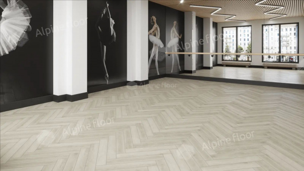 Ламинат Alpine Floor Herringbone LF102-06 Дуб Монпелье 33 класс 8 мм