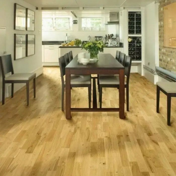 Паркетная доска Focus Floor Oak Sirocco Lacquered 3-полосная 14х188х2266