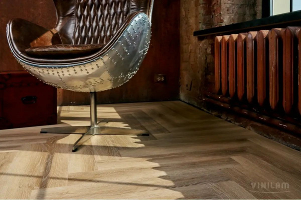 LVT Ламинат Vinilam Parquet Herringbone Glue 2.5/43 4V GD11166 Паркет Классический 762x152.4