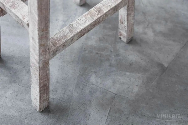 LVT Ламинат Vinilam Ceramo XXL Stone Glue 2.5/43 4V 61602 Серый Бетон 950x480