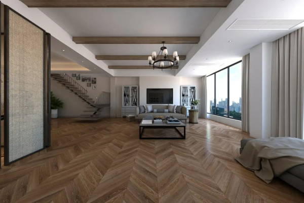 SPC Ламинат Damy Floor Chevron 5/43 4V DF07-Ch Шайо 600x127
