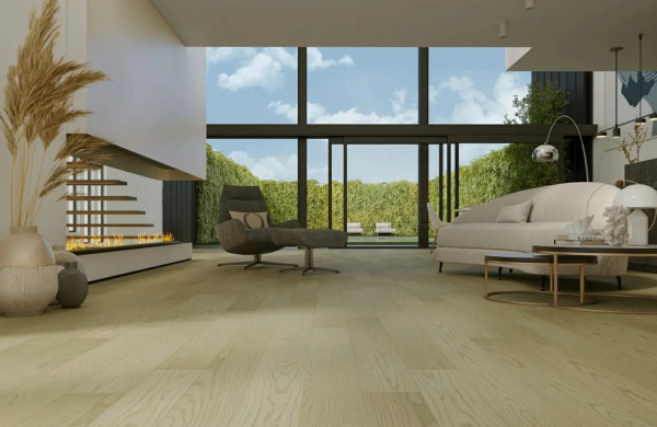 Паркетная доска Quartz Parquet  Классик 414 Дуб Шампань 1220x152x7