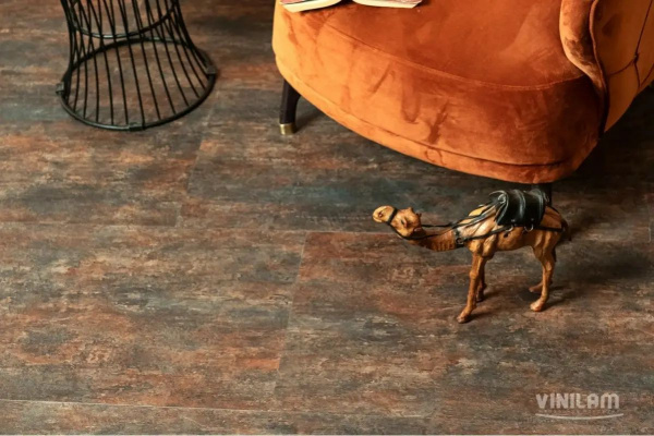 LVT Ламинат Vinilam Ceramo XXL Stone Glue 2.5/43 4V 71617 Керамическая Сталь 950x480