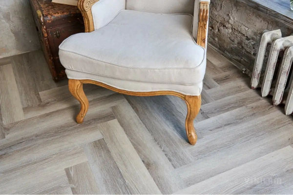 LVT Ламинат Vinilam Parquet Herringbone Glue 2.5/43 4V GD11122 Паркет Эрмитаж 762x152.4