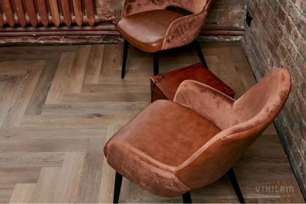 LVT Ламинат Vinilam Parquet Herringbone Glue 2.5/43 4V GD11199 Паркет Венецианский 762x152.4