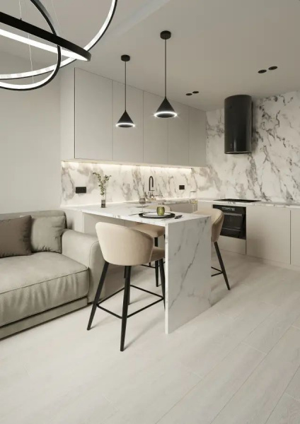 SPC Ламинат AlixFloor City Line 5/43 4V ALX1560-4 Дуб светло-серый 1200x183