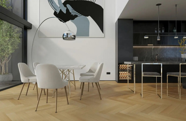 Паркетная доска Quartz Parquet  Английская Елка 33-407 Дуб Тоскана 635x127x5