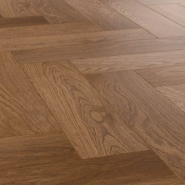 Паркетная доска Royal Parket Английская Елка Дуб Честер лак 490x125x13