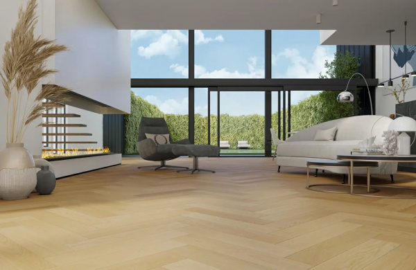 Паркетная доска Quartz Parquet  Английская Елка 33-407 Дуб Тоскана 635x127x5