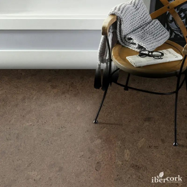 Плавающее пробковое покрытие EasyCork Амадора маррон 910x300x10