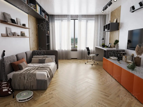 SPC Ламинат NatisSton Unique 4/34 4V 5004-04 Totak 600x125