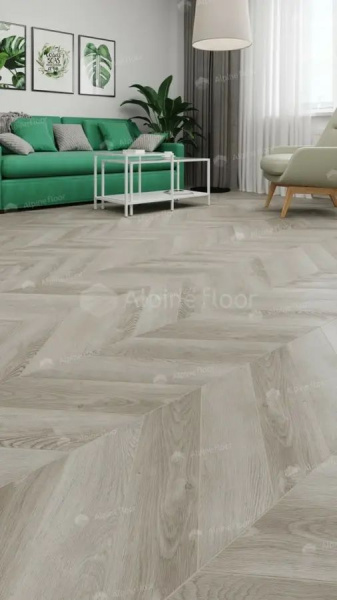 LVT Плитка Alpine Floor Chevron 2.5/43 4V ECO 20-1 Дуб Фантазия 555x127