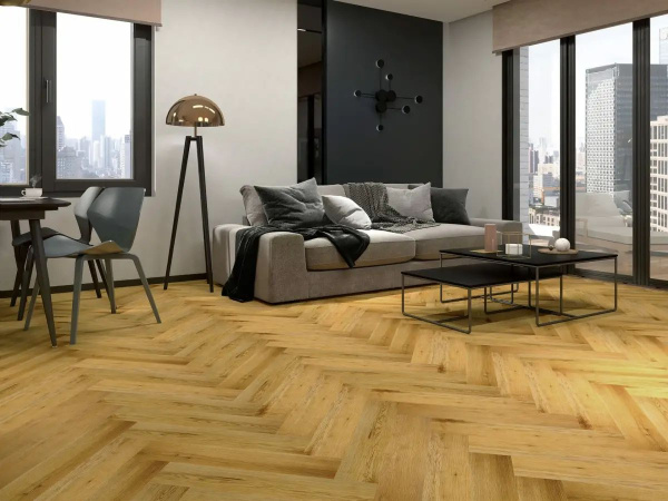 SPC Ламинат Floorwood Authentic 4/43 4U 5422 Янтарные волны 640x128