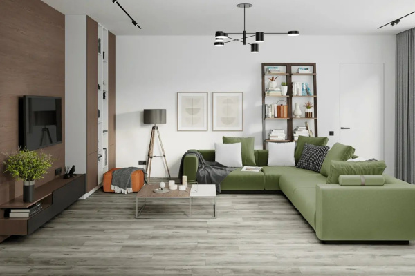 SPC Ламинат Damy Floor Family 4/43 4V TCM369-28 Дуб Рустикальный Cерый 1220x180