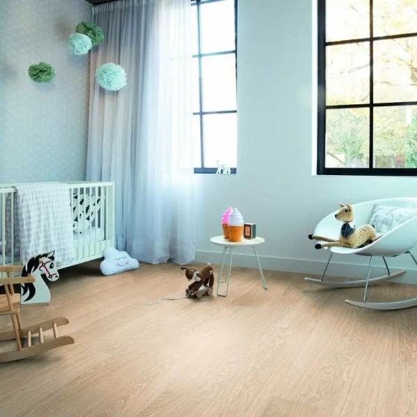 LVT Плитка Quick-Step Alpha Vinyl Bloom 6/33 4V AVMPU 40097 Дуб Чистый румяный 1494x209