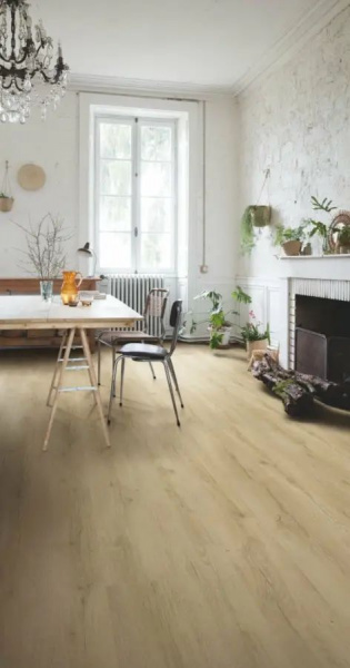 Ламинат Quick-Step Classic Plus Hydro CLH4084 Дуб Бежевый Рустикальный 32 класс 8 мм
