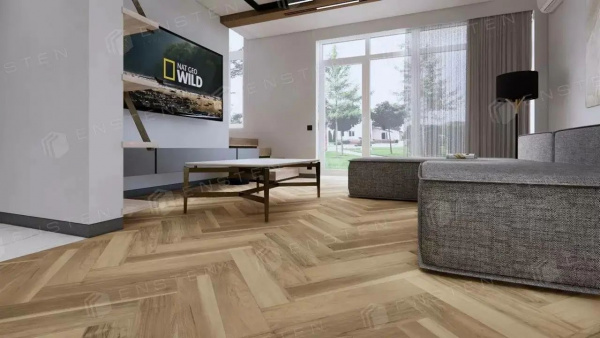 SPC Ламинат Ensten Valland Parquet 4/43 4V ECO 103-05 Лейсвуд 600x125