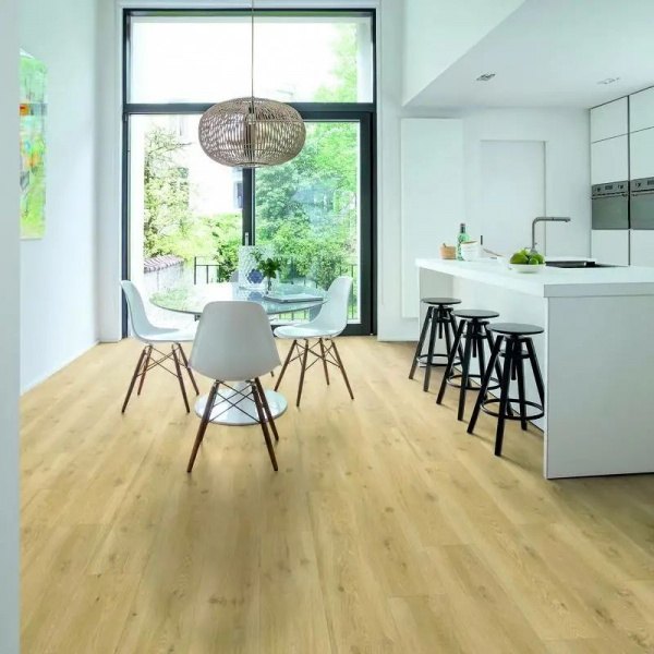 LVT Плитка Quick-Step Alpha Vinyl Blos 5/33 4V AVSPU 40018 Бежевый дуб 1251x189