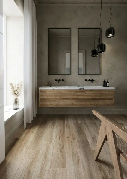 SPC Ламинат AlixFloor City Line 5/43 4V ALX1034-1 Дуб вельвет коричневый 1200x183
