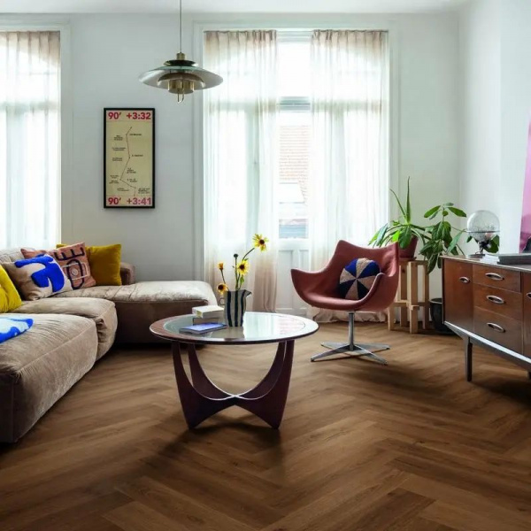 LVT Плитка Quick-Step Alpha Vinyl Ciro 6/33 4V AVHBU 40364 Эко Карамельный 630x126