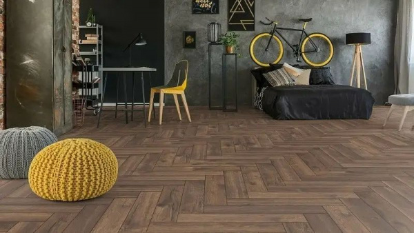Ламинат Alpine Floor Herringbone LF102-10 Дуб Бордо 33 класс 8 мм