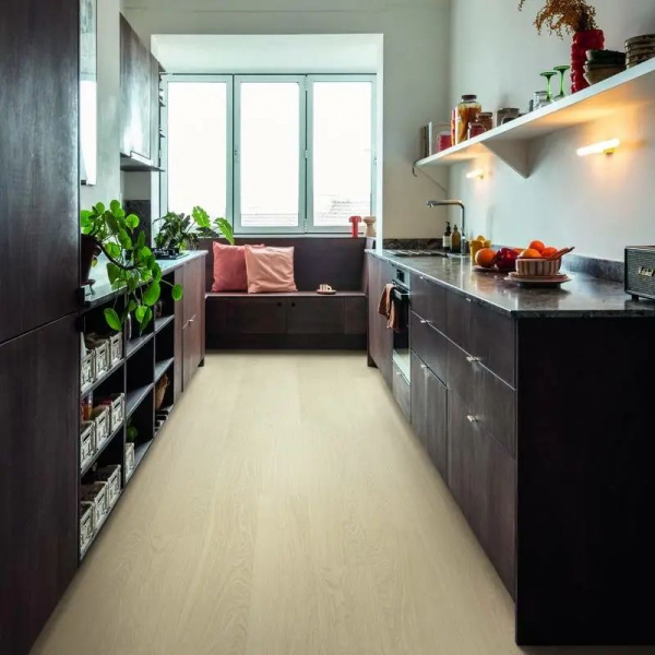 LVT Плитка Quick-Step Alpha Vinyl Bloom 6/33 4V AVMPU 40099 Дуб Чистый полярный 1494x209