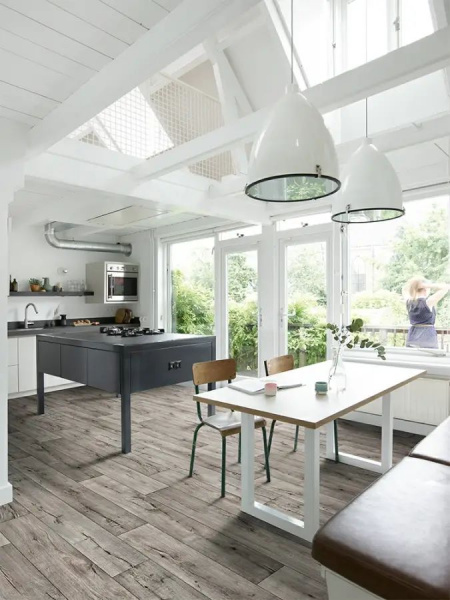 Линолеум Ideal Ultra Cracked Oak 5-671M 2.5м (резка)