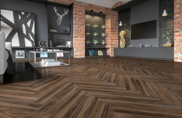 SPC Ламинат Fargo Parquet 4/33 4V 33-64W929 Дуб Сиена 615x123