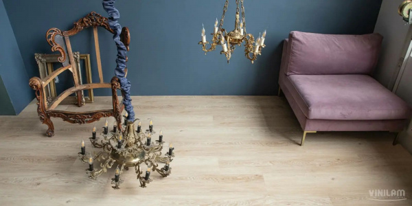 LVT Ламинат Vinilam Glue Luxury 2.5/43 4V 33555 Дуб Сарагоса Glue 1227x232